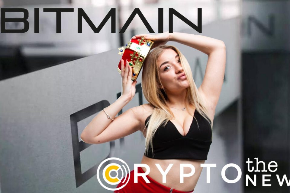 bitmain miner bitcoin girl